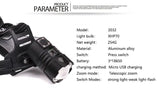 XHP70.2 Use 3*18650 batteries Led Headlamp XHP70 Most Powerful Yellow or White Led Headlight Fishing Camping ZOOM Torch - Lootquake