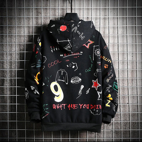 CHAIFENKO Hip Hop Hoodies Men 2023 New Autumn Fashion Skateboards Casual Sweatshirt Male Japanese Harajuku Streetwear Men Hoodie - Lootquake