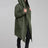 Men's Winter Hooded Cardigan Trench Coat Streetwear Solid Color Windbreaker Leisure Fashion Fleece-lined Jacket Vintage Hoodie - Lootquake