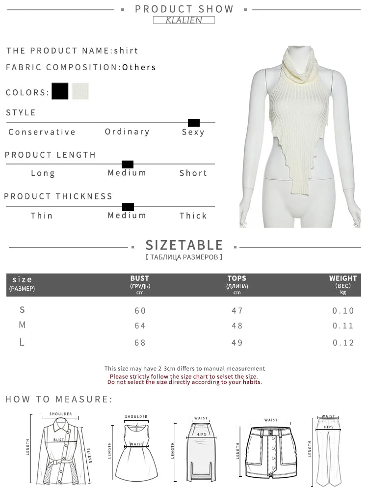 KLALIEN Fashion Y2K Streetwear Wild Slim Knit Tank Top Women Casual Activewear Solid Slim Stretch Female Vest Wild Top 2022 - Lootquake