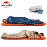 Naturehike CW280 Sleeping Bag Winter Waterproof Goose Down Sleeping Bag Ultralight CWM400 Hiking Camping Sleeping Bag - Lootquake