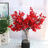 White Artificial Flowers Cherry Blossoms Gypsophila Fake Plants DIY Wedding Bouquet Vases for Home Decor Faux Christmas Branch