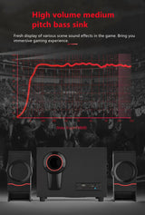 Système audio multimédia Bluetooth 2.1 Home Cinéma Surround Ordinateur Haut-parleur combiné actif en bois Câble AUX USB Post TV PC