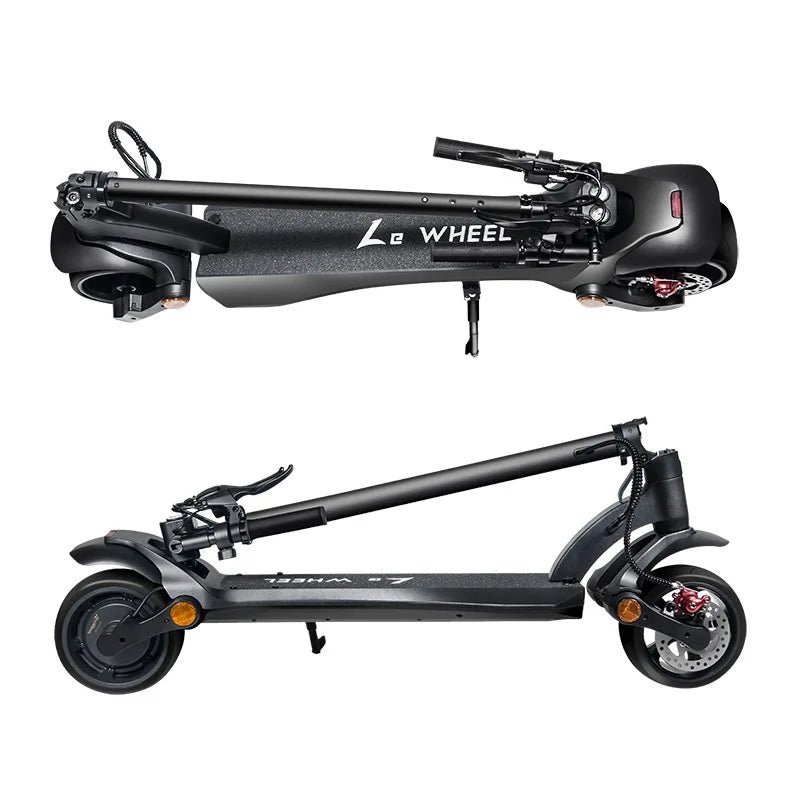 Adult Wide Tire Electric Scooter Double Disc Brake Off-road Electric Vehicle Two-wheel Foldable Driving Scooter