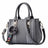 Embroidery Messenger Bags Women Leather Handbags Bags for Women Sac a Main Ladies hair ball Hand Bag - Lootquake