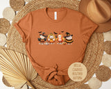 Chickens in Halloween Costumes Shirt-0