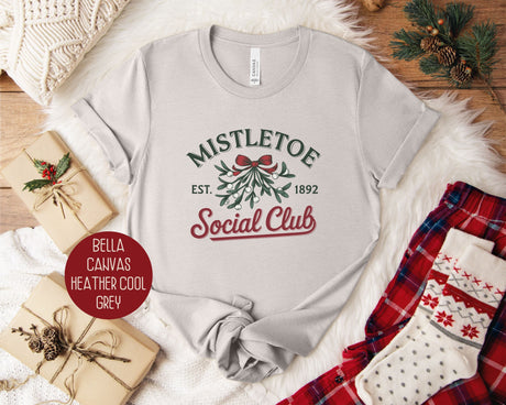 Mistletoe Social Club Christmas Shirt-4
