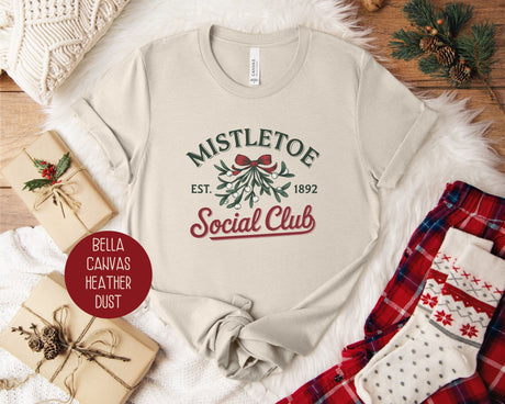Mistletoe Social Club Christmas Shirt-5