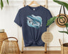Linda camiseta de bebé con diseño de ballena