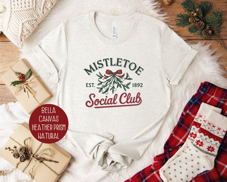 Mistletoe Social Club Christmas Shirt-6