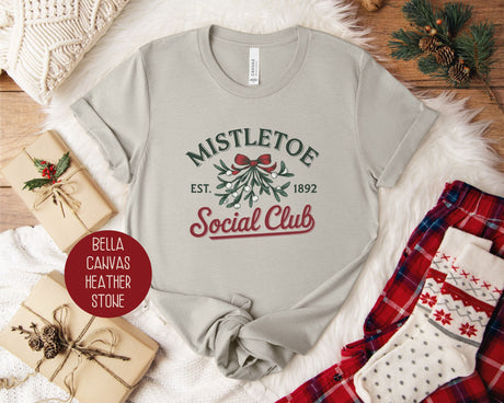 Mistletoe Social Club Christmas Shirt-7