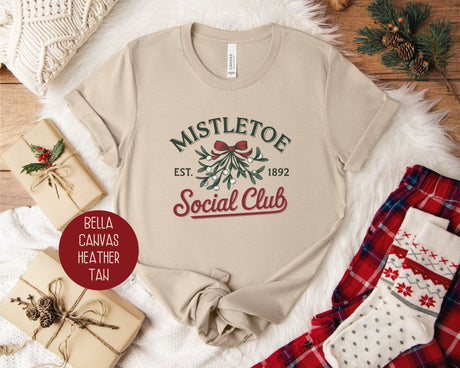 Mistletoe Social Club Christmas Shirt-8