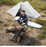 3F UL GEAR LanShan 2 pro 2 Person Outdoor Ultralight Camping Tent 3 Season Professional 20D Nylon Both Sides Silicon Tent - Lootquake