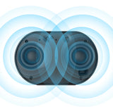 Altavoz portátil inteligente Bluetooth inalámbrico 10W Mini altavoz compacto potente 2200mAh Compatible con Alexa Spotify Tunein Transmisión de música