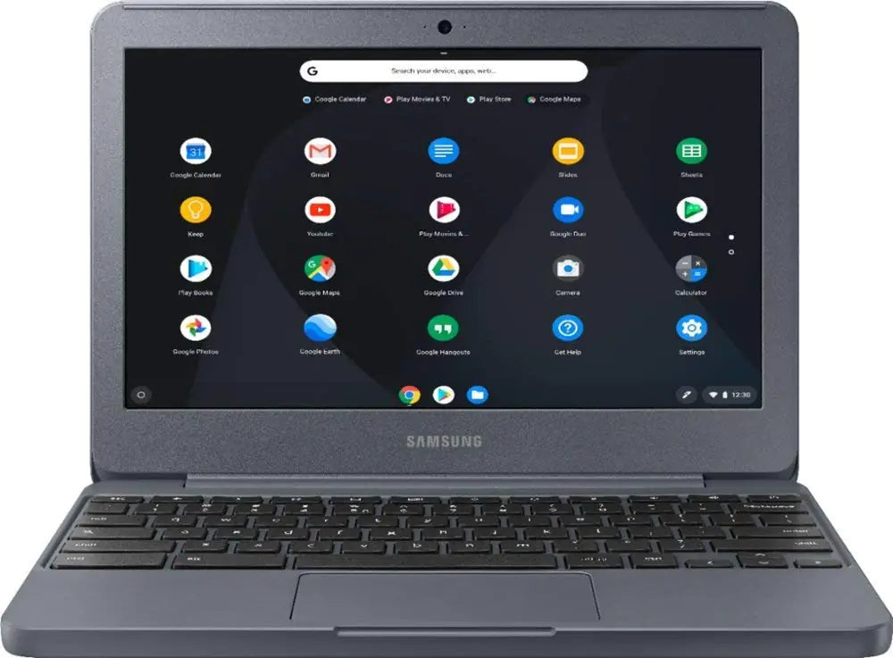 SAMSUNG Chromebook 3 11.6-inch HD WLED Intel Celeron 4GB 32GB eMMC Chrome OS Laptop (Charcoal) - Lootquake