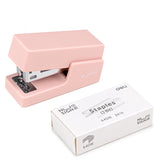 KHINSUN Mini Stapler Set Portable Color Paper Binding Machine Use 24/6 26/6 Staples Fashion Stationery Office Supplies