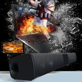 20W Wireless Bluetooth Soundbar Stereo Speakers Home Theater PC TV Sound Bar Surround Sound System AUX TF FM Radio Column BS28B