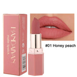 6 Colors Makeup Matte Lipstick Waterproof Long Lasting Lip Stick Sexy Red Pink Velvet Nude Lipsticks Women Cosmetics Batom