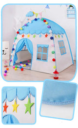 Children's Tent Indoor Outdoor Games Garden Tipi Princess Castle Folding Cubby Toys Tents  Enfant Room House Teepee Playhouse - Lootquake