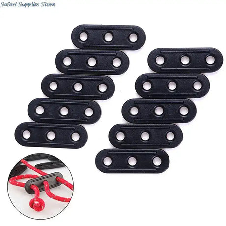 10PCS Tightener Tent Repair Camping Tent Lock Cord Rope Fastener Tensioners Bent Runners Outdoor Camping Accessories - Lootquake
