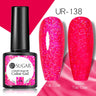 UR SUGAR 7.5ml Nude Glitter Color Gel Nail Polish Winter Warm Color Series Semi-permanent Varnish Professionals Manicure