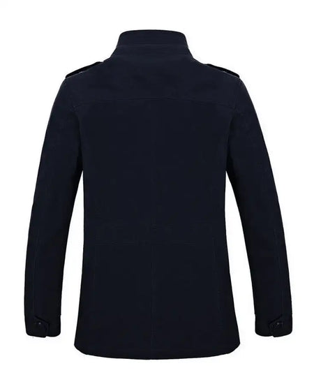 High Quality Men's Casual Jacket 6XL Male Windbreaker Oversized Cotton Classic Jackets Men Clothing Trench Coat A4F5806 - Lootquake