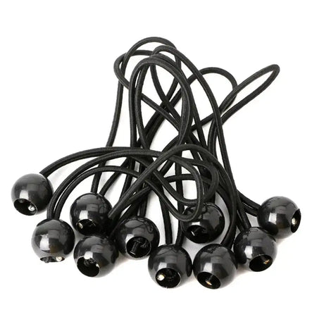 50PCS Tent High Elastic Ball Bands Plastic Ball Head Bungee Cords Trampoline Baggage Belts Tent Tie Outdoor Camping Supplies - Lootquake