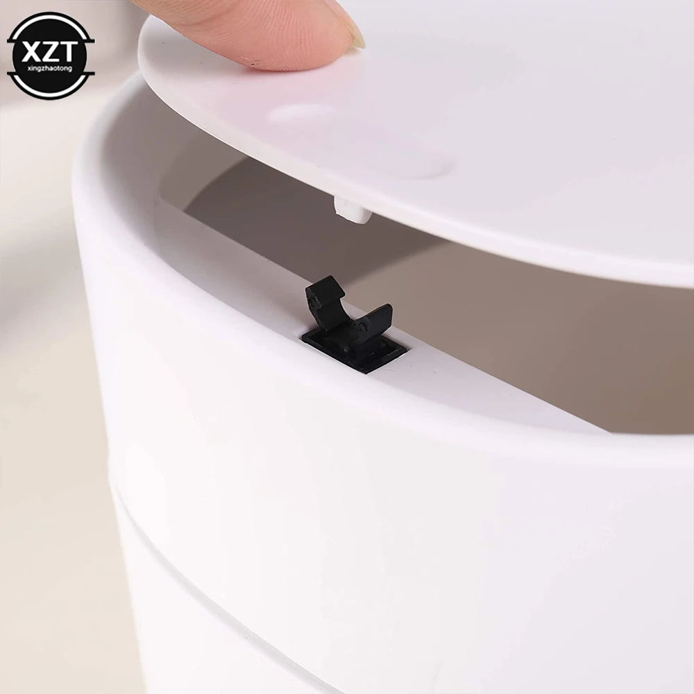 Cute Mini Small Waste Bins Desktop Garbage Basket Home Table Plastic Trash Can Office Supplies Dustbins Sundries Barrel Box