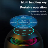 Nuevo mini altavoz Bluetooth inalámbrico con pantalla LED, despertador, tarjeta TF, reproductor de música MP3 para PC y teléfono.