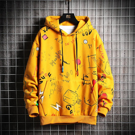 CHAIFENKO Hip Hop Hoodies Men 2023 New Autumn Fashion Skateboards Casual Sweatshirt Male Japanese Harajuku Streetwear Men Hoodie - Lootquake