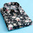 Plus Size 5XL 2023 New Summer Mens Short Sleeve Hawaiian Shirts Cotton Casual Floral Shirts Wave Regular Mens Clothing Fashion - Lootquake