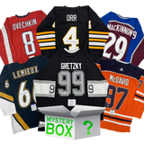 Caja misteriosa de camisetas de hockey autografiadas/firmadas de High Roller con PSA JSA BAS o Fanatics COA