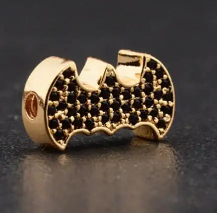Batman Zirconia Bead Spacer for Necklaces and Bracelets - Lootquake
