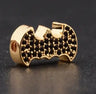 Batman Zirconia Bead Spacer for Necklaces and Bracelets - Lootquake