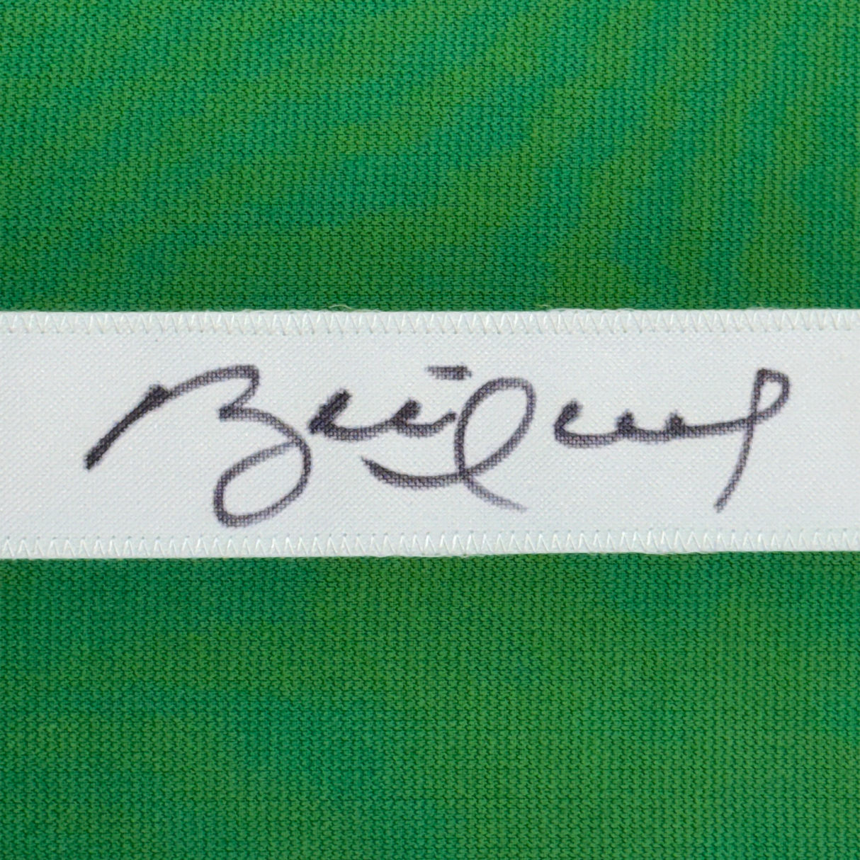 Framed Autographed/Signed Brett Hull 35x39 Dallas Green Hockey Jersey Beckett BAS COA