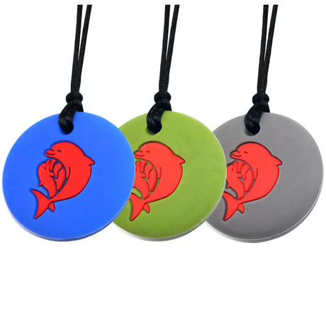 Sensory Chew Necklaces Chewy Necklaces for Sensory Autistic Children Designed for Autism ADHD SPD Biting Chewing Toys Boys and Girls Reduce Anxiety Fidgeting 3 Pack - Lootquake