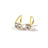 Lymphvity Earrings for Women Lymphatic Germanium Earrings Lymphatic Drainage Earrings Histone Lymphvity Acupuncture Therapy Earrings Lymph Cubic Zirconia Hoop Earrings Jewelry for Women (gold) - Lootquake