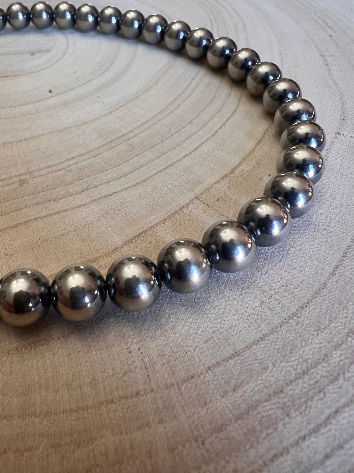 10mm Sterling Pearl Necklace - 18 inch necklace