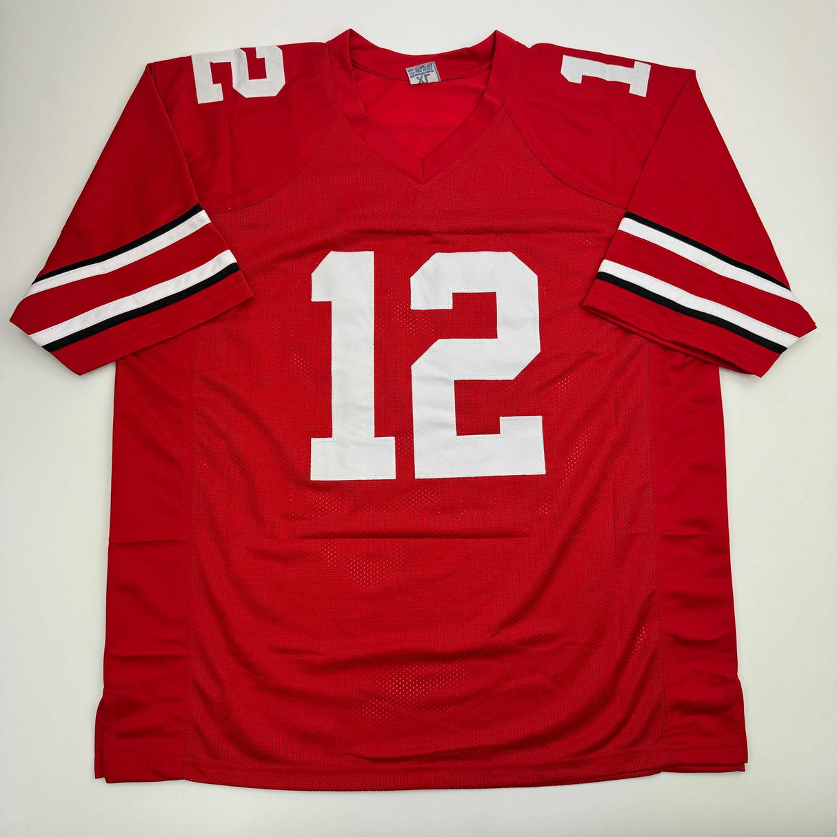 Autographed/Signed Cardale Jones Ohio State Red College Football Jersey Tristar COA
