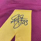 Autographed/Signed Troy Polamalu USC Southen Cal Maroon College Football Jersey Beckett BAS COA