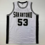 Camiseta de baloncesto blanca de San Antonio, HOF 11, autografiada y firmada por Artis Gilmore, JSA COA