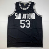 Autographed/Signed Artis Gilmore HOF 11 San Antonio Black Basketball Jersey JSA COA