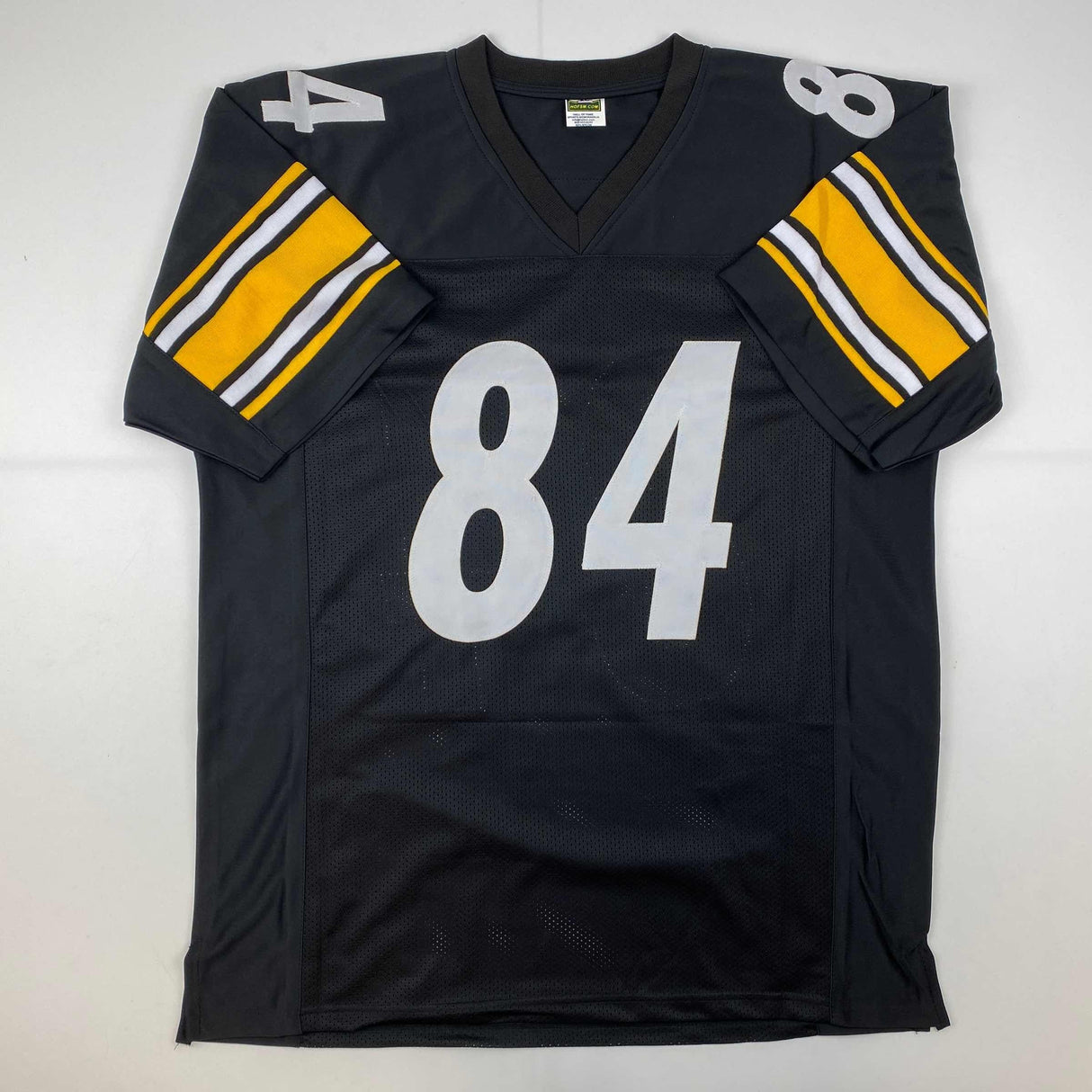 Camiseta de fútbol americano negra de Pittsburgh autografiada/firmada por Antonio Brown (JSA COA)