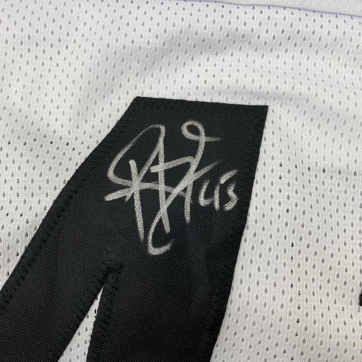 Camiseta de fútbol blanca de Pittsburgh de Troy Polamalu autografiada/firmada Beckett BAS COA