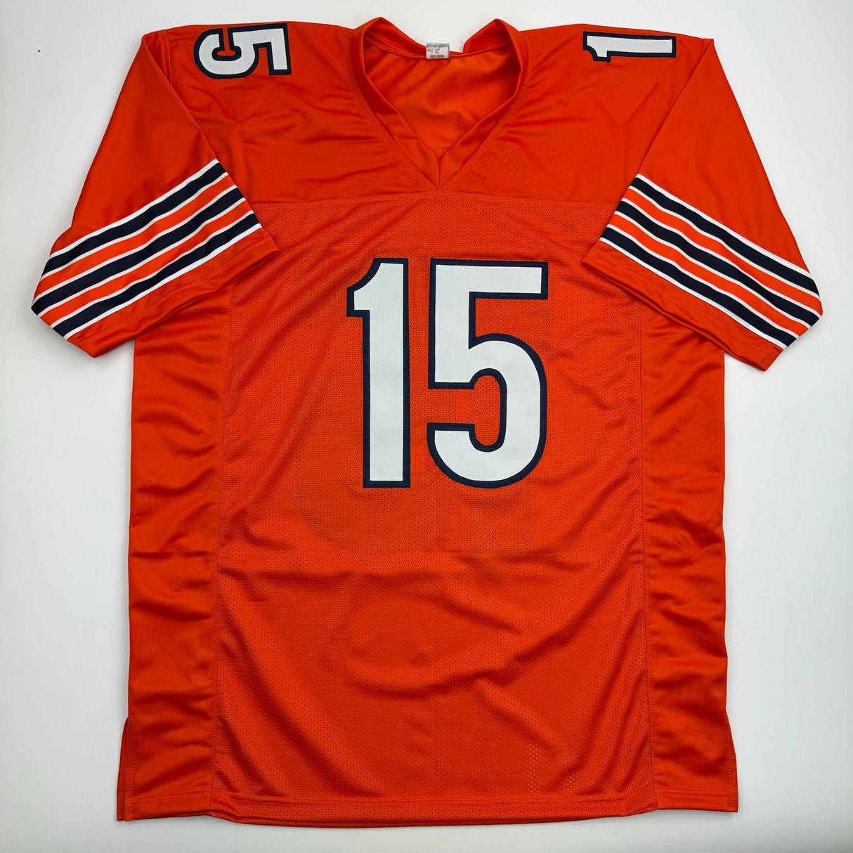 Camiseta de fútbol naranja de Chicago de Rome Odunze autografiada/firmada JSA COA