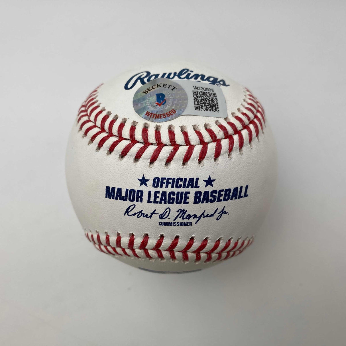 Autografiado/Firmado Rob Thomson Philly Rawlings Oficial de las Grandes Ligas de Béisbol ROML Beckett BAS COA
