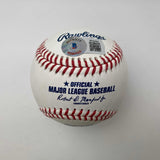 Autografiado/Firmado Rob Thomson Philly Rawlings Oficial de las Grandes Ligas de Béisbol ROML Beckett BAS COA