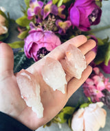 Scepter Quartz From India, New Find! with Pink Hematite
