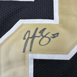Autographed/Signed Malcolm Jenkins New Orleans Black Football Jersey Beckett BAS COA