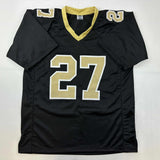 Autographed/Signed Malcolm Jenkins New Orleans Black Football Jersey Beckett BAS COA